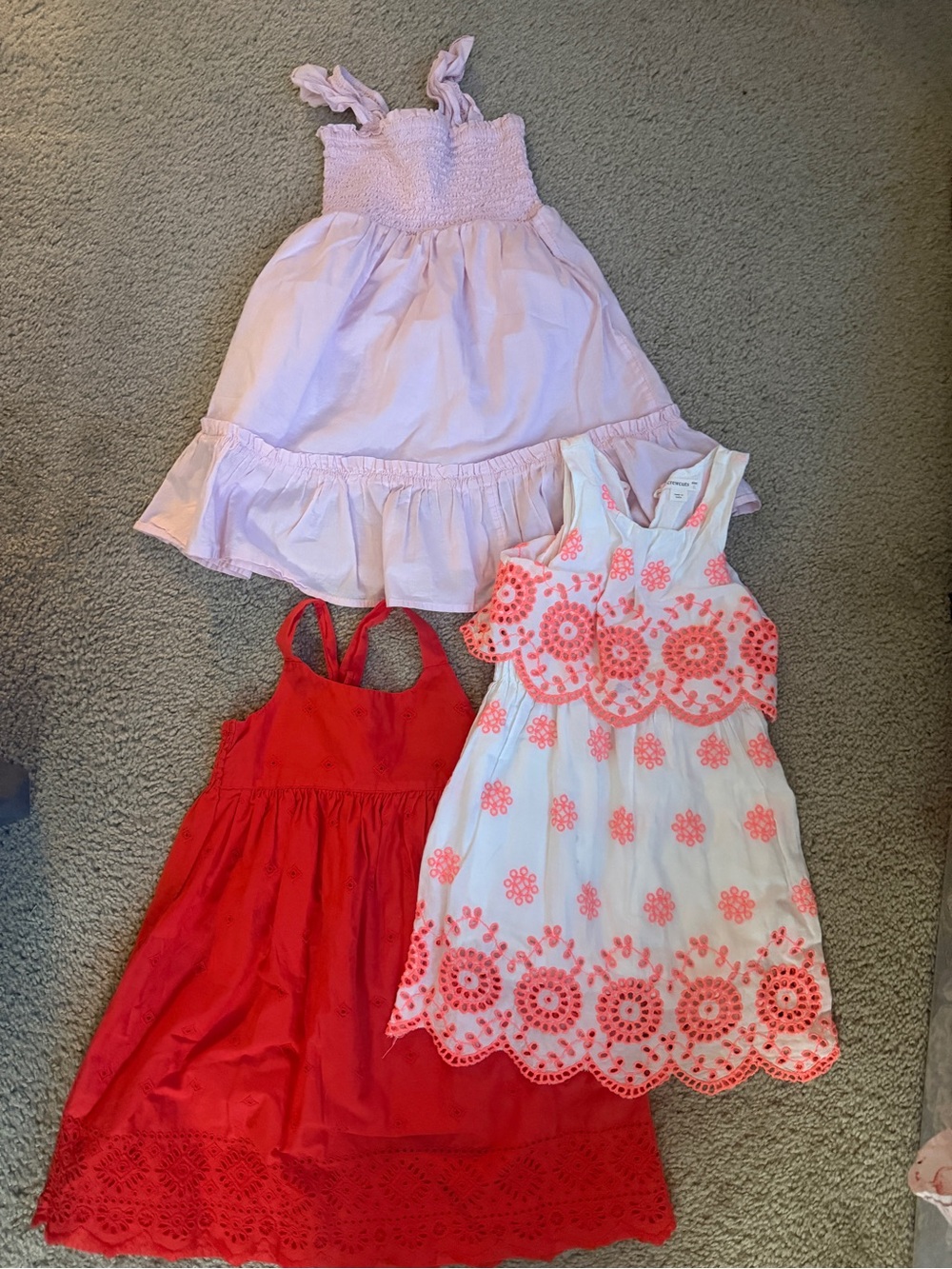 Size 5 Bundle Girls Pink Sundresses crewcuts and gap